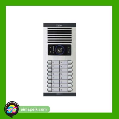 پنل آیفون تصویری الکتروپیک 16 واحدی افقی مدل 1086FD