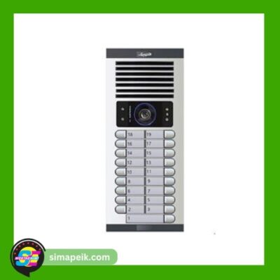 پنل آیفون تصویری الکتروپیک 19 واحدی افقی مدل 1086FD