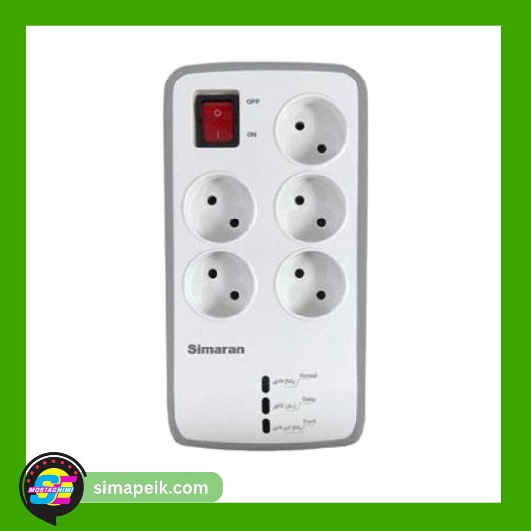 unnamed (1) (38) محافظ ولتاژ 5 راهی صوتی تصویری بدون ارت کابل 280 سیماران