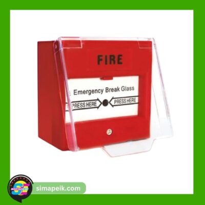 شستی اعلام حریق دارای کلید تست و روکش ضد اب ZI-CP 86 زیتکس