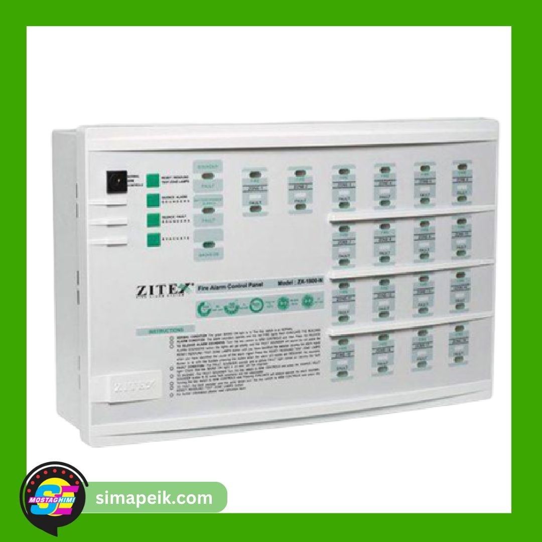 unnamed (1) (58) کنترل پنل اعلام حریق 12 زون مدل ZX-1800-14 زیتکس